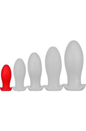 Eggplay Silicone Plug Saurus Egg Red Small Paksu anaalitappi