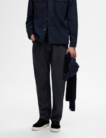 Selected Slh196-Straight Ben Marlon Jeans Noos - Grey - 34 x 32