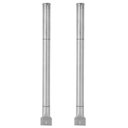 2 stk. BBQ-dele gasgrill udskiftningsbrænder i rustfrit stål grillrør udskiftning passer til Charbroil