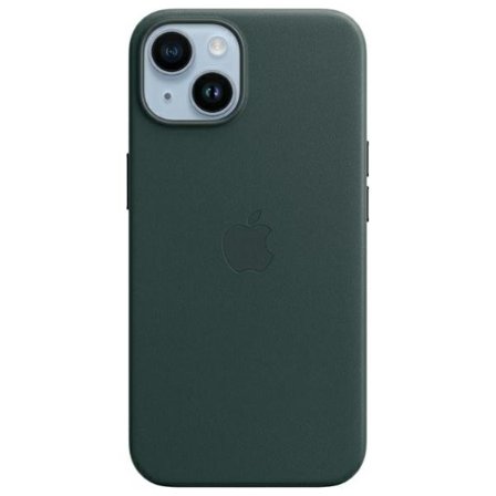 Apple Mobilskal till iPhone 14 MagSafe Leather - Forest Green