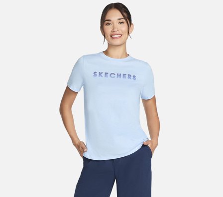 Skechers, Gradient Short Sleeve Tee, XS, Dame