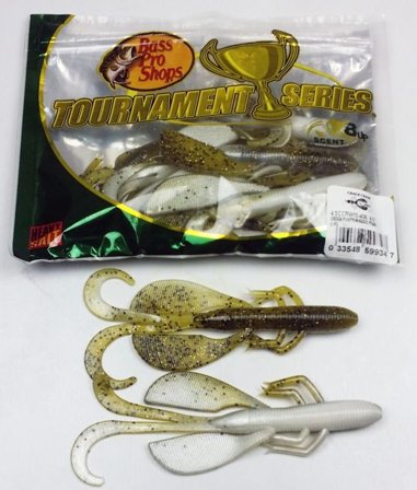 Bass Pro Crack Craw 11,5 cm, Green Pumpkin Magic