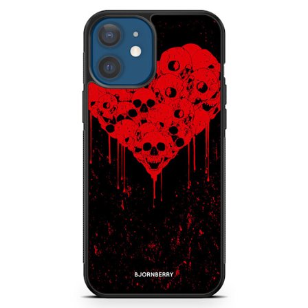 Bjornberry Hårdskal iPhone 12 Mini - Skull Heart
