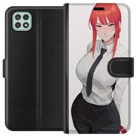 Samsung Galaxy A22 5g Plånboksfodral Makima Chainsaw Man