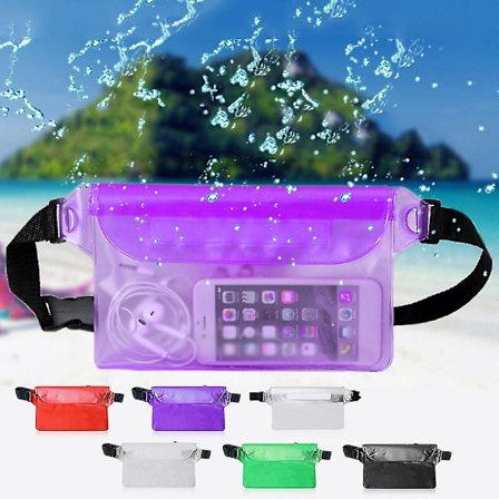 Universal Vattentät Midjeväska Mobiltelefon PVC