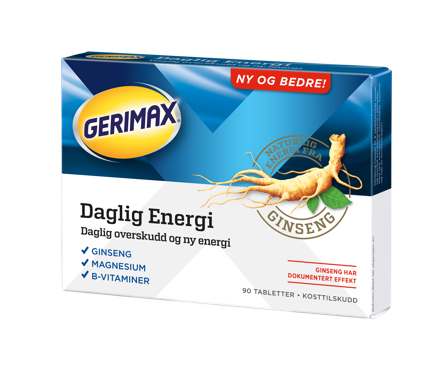 Gerimax Daglig energi tabletter 90 stk