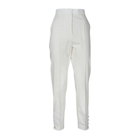 Max Mara, Trousers Biały, Kobieta, Rozmiar: S