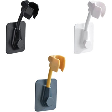 3 kappaletta suihkupään pidikettä, universaali seinään kiinnitettävä suihku H