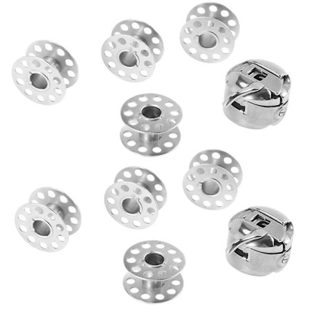 2x Hushållssymaskin Spolhus + 4 Spolar Passar, Brother, Singer + Fler