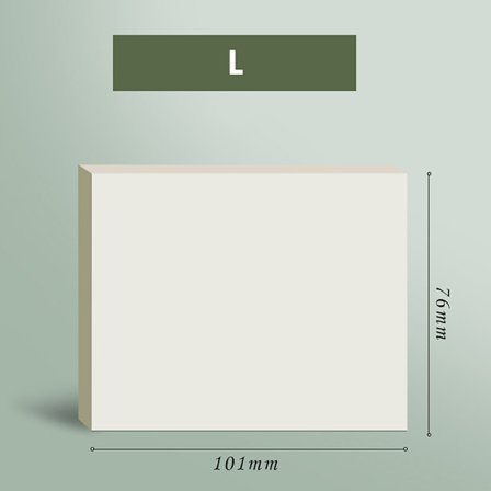 Transparent vattentät PET Memo Sticky Note 100 ark