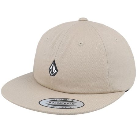 Volcom - Beige snapback Keps - Full Stone Dad Hat Khaki Strapback @ Hatstore