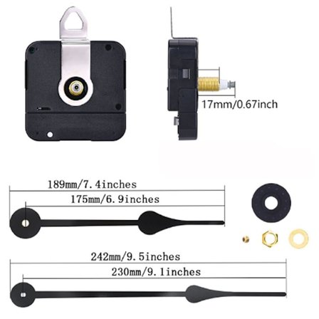 Klokka Urverk Quartz Klokka 17MM