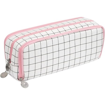 Pencil Case med Stor Kapacitet Stor Blyant Pen Taske Pung 3 Rum Høj Opbevaring Penalhuse til Skole Kontor Organizer Taske