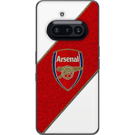 Kompatibelt Mobilskal till Nothing Nothing Phone (3a) Moschino Toy teddybjörn med enkel tecknad design, brun björn med vit tröja och tydlig logotyp