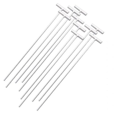 [CA] 10 stk. Due Inngangsdør T Feller Ramme for Fugler Bur Plen Veranda Fjærfe