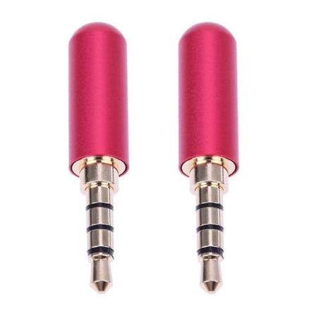 Mini aluminium skaluttag 3,5 mm 4-portars pluggkabel C