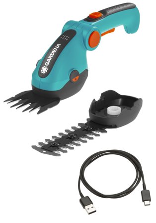 Gardena ComfortCut Gresssaks med batteri og lader, Hagemaskiner