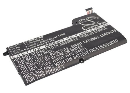 Batteri til notebook, bærbar computer til Samsung NP530U4B, NP530U4B-A01US og andre