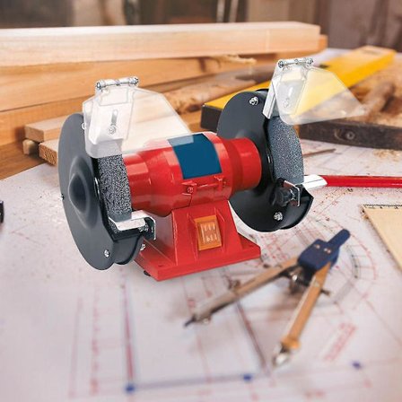 2 stk. Bænksliber Øjenskærm Rustfrit Stål Tilbehør Slibeværktøj Skærm