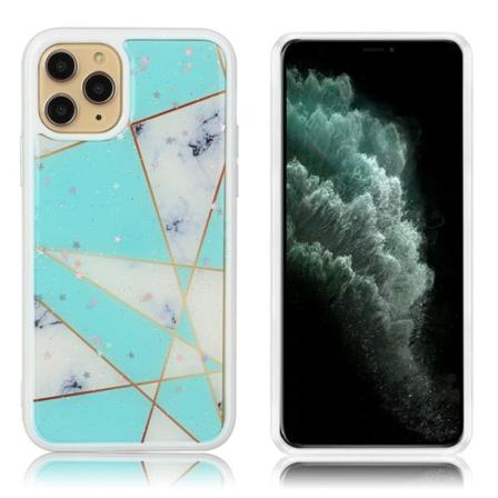 Marble design iPhone 11 Pro Max kotelot - Vihreä Ja Valkoinen Marmori Green