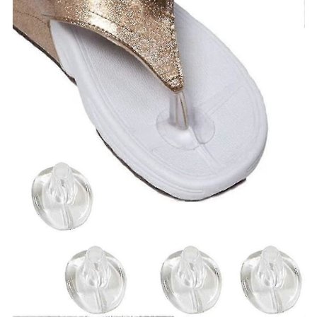 5 Par Silikon Tåskydd För Sandaler Transparenta Sandaler Ongs Kudde