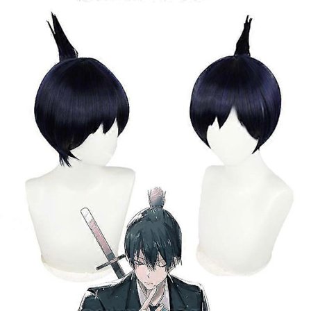 Anime Chainsaw Man Hayakawa Aki Cosplay Paryk Varmebestandig Syntetisk Fest Parykker - SFYGV