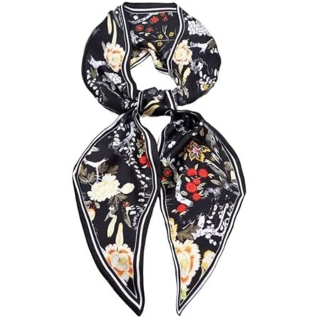 Silkelignende tørklæde til kvinder, halstørklæde, bælte, satintørklæde til hårbånd, modetørklæde til håndtaske, tilbehør, charme