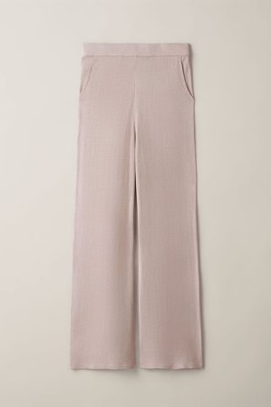 Soft Goat - Silk Pants - Silk pants women - S - Blush