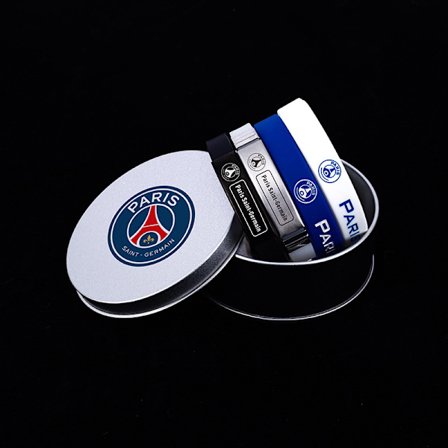 Fotbollsklubbs vapenarmband [rund ask] 4 armband [Paris]
