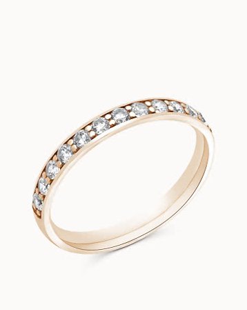 Eternity Ring Leoni 18K Rose Gold 2mm - Engagement Rings & Wedding Rings from Vanbruun