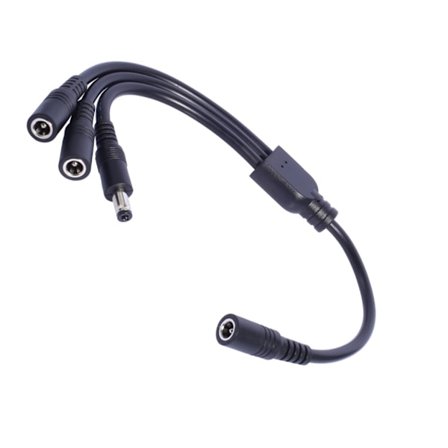 1-3-jakoinen DC5521-virtajatkojohto 30 cm Tapo C110 C211 C510W -kameroille ja muille digitaalisille laitteille