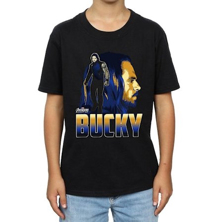 Avengers Infinity War Boys Bucky Barnes Bomull T-shirt 7-8 år