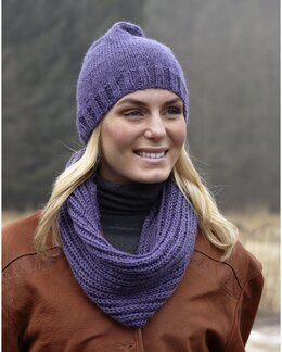 Strikkeoppskrift Lue & hals - Svarta Fåret