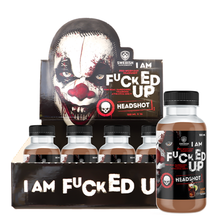 Swedish Supplements 16 x F-cked Up PWO Shot 100 ml