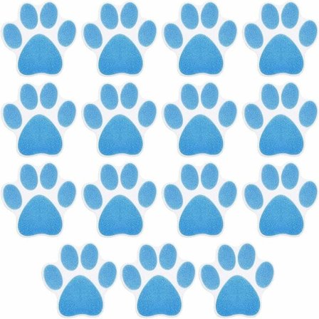 15 kpl liukuesteistä kylpyammeen tarroja lapsille aikuisille suihku liukueste tarroja koiran tassu vedenpitävä liukuestetyynyt kylpyammeeseen, 