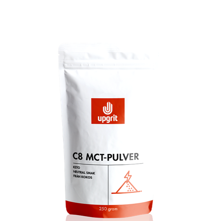 Upgrit C8 MCT-pulver 250 g