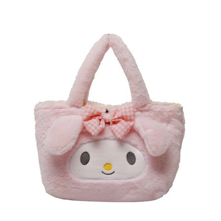 Kawaii Cinnamoroll Sanrio Plysjveske My Melody Anime Vesker Kt Cat Purin Dog Kuromi Plysjryggsekk for jenter H