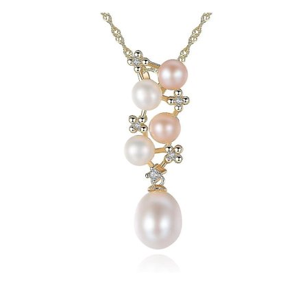 925 Sterling Silver Pärla/Månskenssten Halsband Födelsedag Halsband För Kvinnor Födelsedag Mors Dag Smycken Gåvor Till Mamma Hennes Kvinnor Flickor