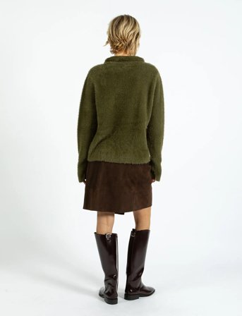 Coster Copenhagen Fluffy Knit Cardigan - Grey - S