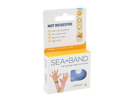 Sea Band Akupressurarmbånd barn, Assorterte farger, 1 par