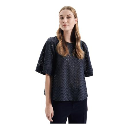 Seidensticker Shirt Blouse Regular fit , Blauw , Dames , Maat: S