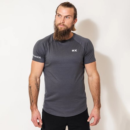 T-shirts RX Performance JT T-shirt, Dark Gray - Bodyman.dk