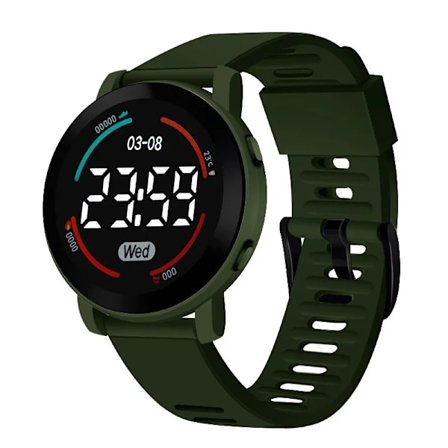 Damklockor LED Digital Elektronisk Klocka Herr Utomhus Sport Casual Slim Mjuk Silikon Damarmbandsur Reloj Digital Mujer