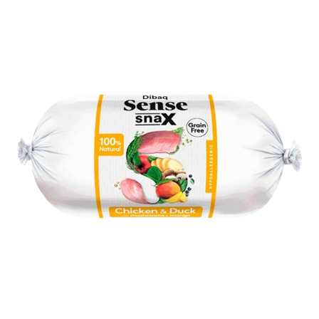 DIBAQ - Sense Snax bar Chicken & Duck 200 gr - Hund - Hundefôr & hundemat - Våtfôr & våtmat - ZOO.no