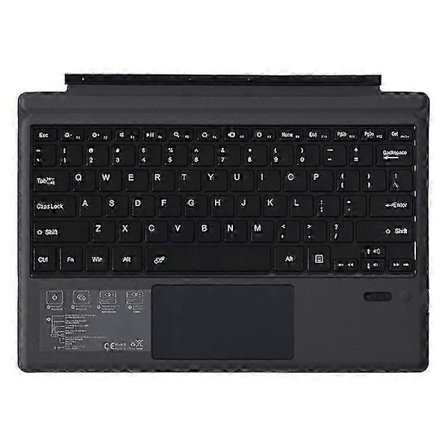 1089a Yhteensopiva Microsoft Surface Pro 3 / 4 / 5 / 6 / 7 Laptop Magneettinen Adsorptio Bluetooth Langaton Näppäimistö Kosketuslevyllä