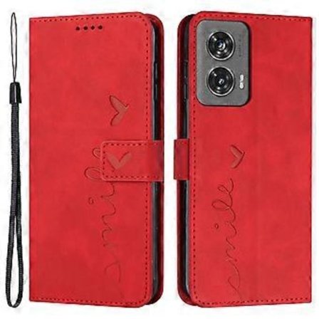 För Motorola Edge 50 Fusion 5G Fodral Magnetlås PU Läder Ställ Telefonskal (Stil C)