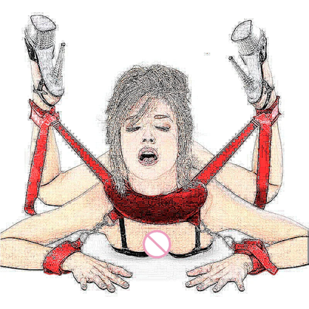 Sexleketøy for kvinner Par Håndjern Bare Leg Mansjetter BDSM Bondage Munn Ball Restraint Stropp Voksen Moro Cosplay Sex Produkter