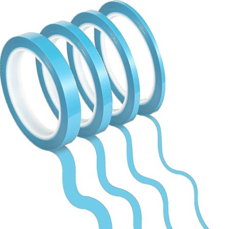 4 Rullar Tunn Linje Tejp Finelinje Bilmaskering Tejp För DIY Biltillverkning Autolackering Tunna Linjer