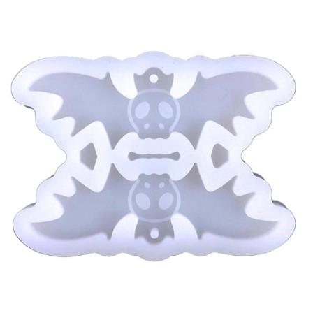 DIY Skelet-Flagermus Ørehængsforme Halloween Drop Dangle Making Mold DIY Håndværk Nøglering Vedhængsform Til Kvinder Piger (FMY)