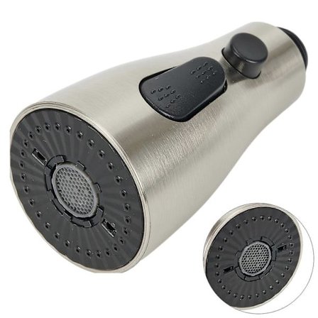 Hoved til vandhanesprøjte Køkkenudtræks vandhanesprøjte Belægningsdyse ABS Vandhanesprøjtehoved 3 tilstande Vandhanebelufter ZMZ